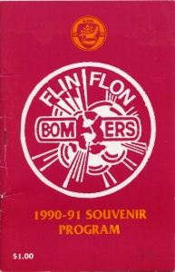 Flin Flon Bombers 1990-91 game program
