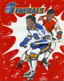 Flint Generals 1973-74 game program