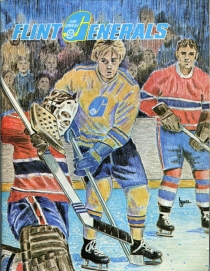 Flint Generals 1976-77 game program