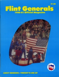 Flint Generals 1980-81 game program