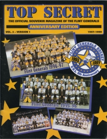 Flint Generals 1997-98 game program