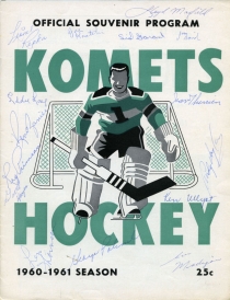 Fort Wayne Komets 1960-61 game program