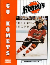Fort Wayne Komets 2000-01 game program