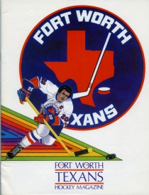 Fort Worth Texans 1977-78 game program