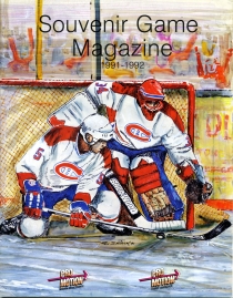 Fredericton Canadiens 1991-92 game program