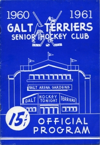 Galt Terriers 1960-61 game program