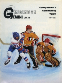 Georgetown Gemini 1984-85 game program