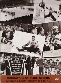 Green Bay Bobcats 1965-66 game program