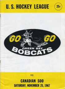 Green Bay Bobcats 1967-68 game program