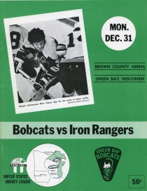 Green Bay Bobcats 1973-74 game program