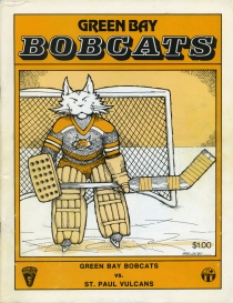 Green Bay Bobcats 1977-78 game program