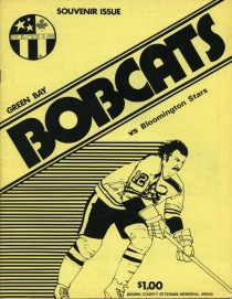 Green Bay Bobcats 1978-79 game program