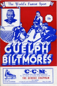 Guelph Biltmores 1958-59 game program