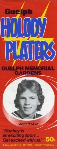 Guelph Holody Platers 1976-77 game program
