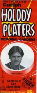 Guelph Platers 1981-82 game program