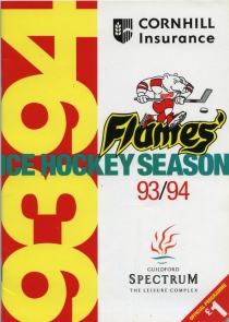 Guildford Flames 1993-94 game program