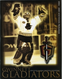 Gwinnett Gladiators 2004-05 game program