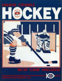 Halifax Citadels 1988-89 game program