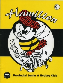 Hamilton Kilty B's 2002-03 game program