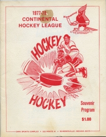 Hammond Cardinals 1977-78 game program