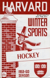 Harvard University 1959-60 game program