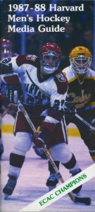 Harvard University 1987-88 game program