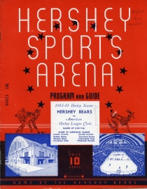 Hershey Bears 1943-44 game program