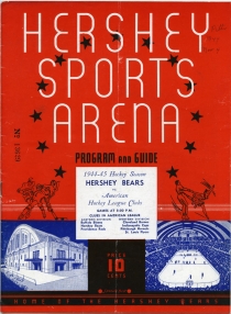 Hershey Bears 1944-45 game program