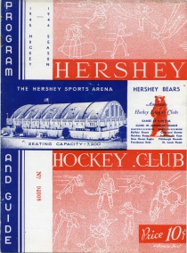 Hershey Bears 1945-46 game program