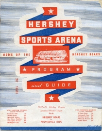 Hershey Bears 1948-49 game program