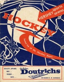 Hershey Bears 1956-57 game program