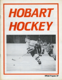 Hobart College 1983-84 game program