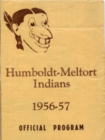 Humboldt-Melfort Indians 1956-57 game program
