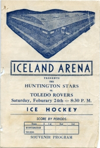 Huntington Stars 1939-40 game program