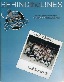 Huntsville Channel Cats 1996-97 game program