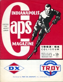 Indianapolis Capitols / Cincinnati Wings 1963-64 game program