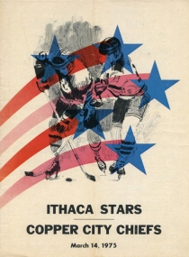 Ithaca Stars 1974-75 game program
