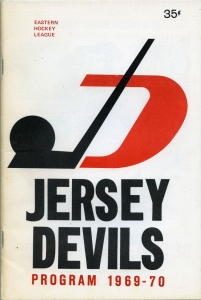 Jersey Devils 1969-70 game program