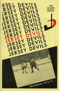 Jersey Devils 1970-71 game program