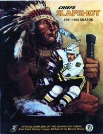 Johnstown Chiefs 1991-92 game program
