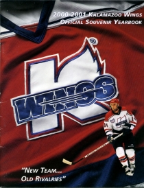 Kalamazoo Wings 2000-01 game program