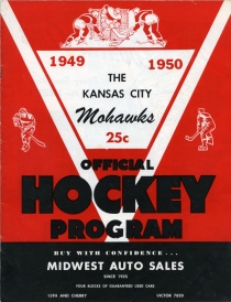 Kansas City Mohawks 1949-50 game program