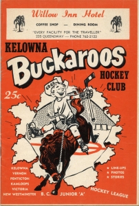 Kelowna Buckaroos 1968-69 game program