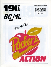 Kelowna Packers 1987-88 game program