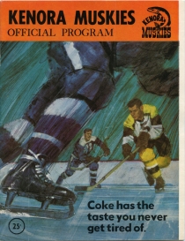 Kenora Muskies 1970-71 game program