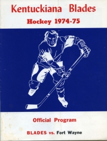 Kentuckiana Blades 1974-75 game program