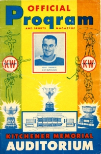 Kitchener-Waterloo Dutchmen 1955-56 game program