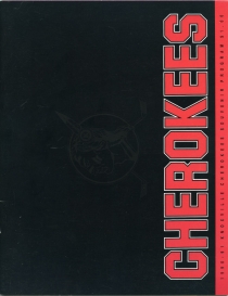 Knoxville Cherokees 1990-91 game program