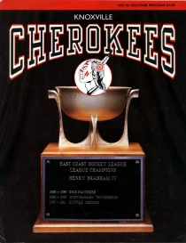 Knoxville Cherokees 1991-92 game program