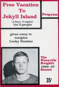 Knoxville Knights 1966-67 game program